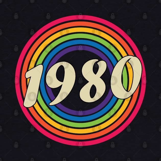 1980 - Retro Rainbow Style by MaydenArt